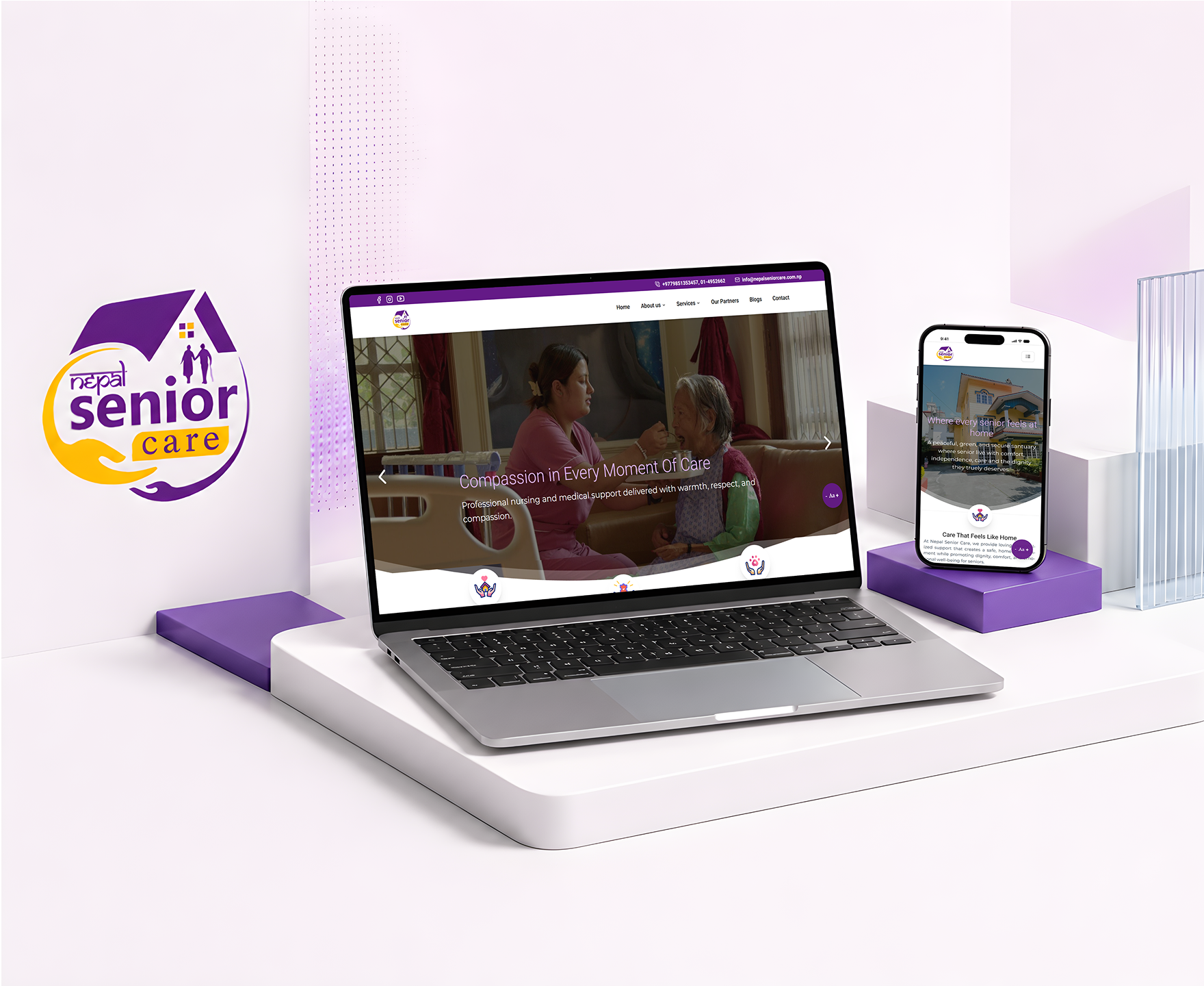 Nepal Senior Care Mockup Image