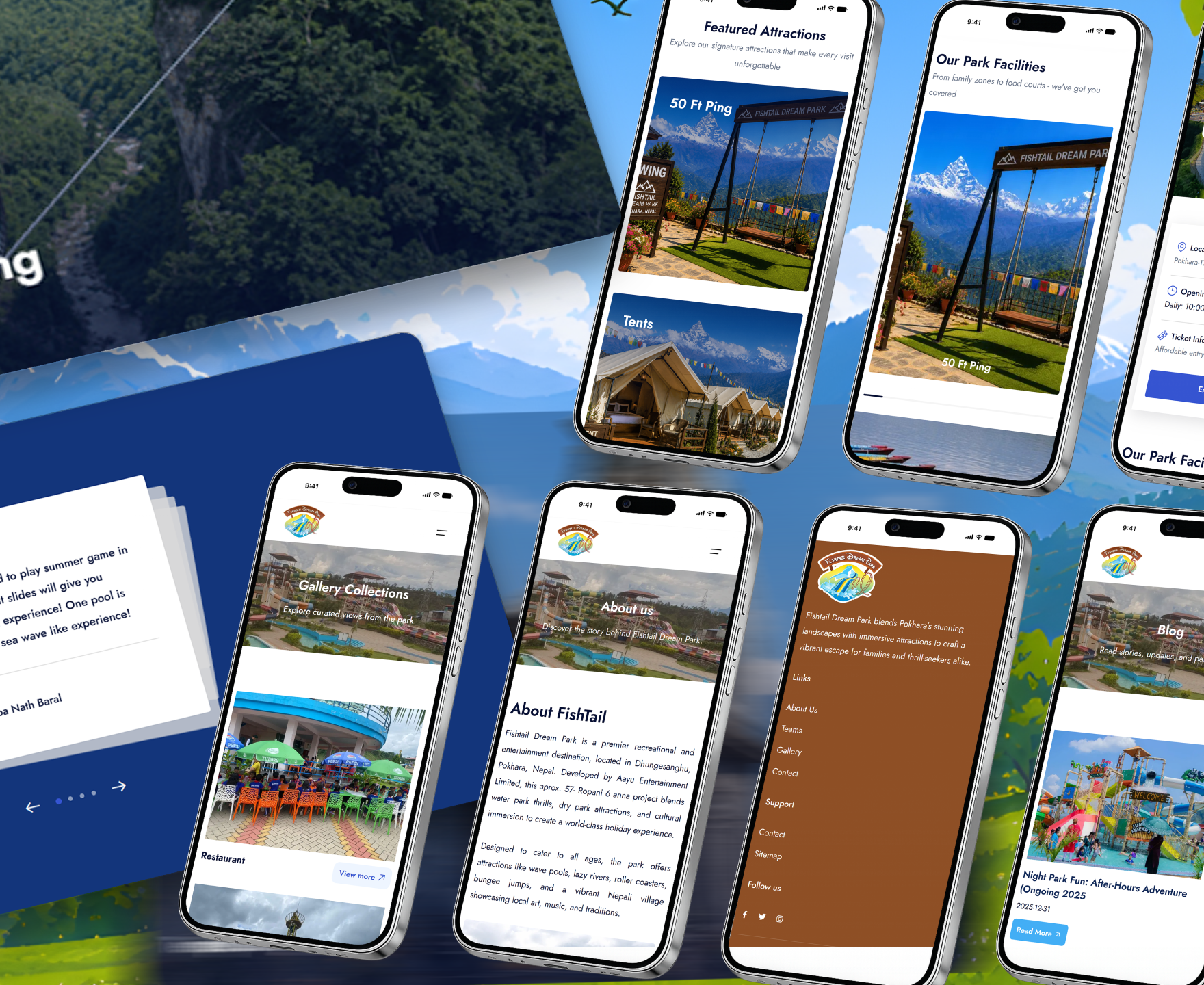 Fishtail Dream Park Mockup Image