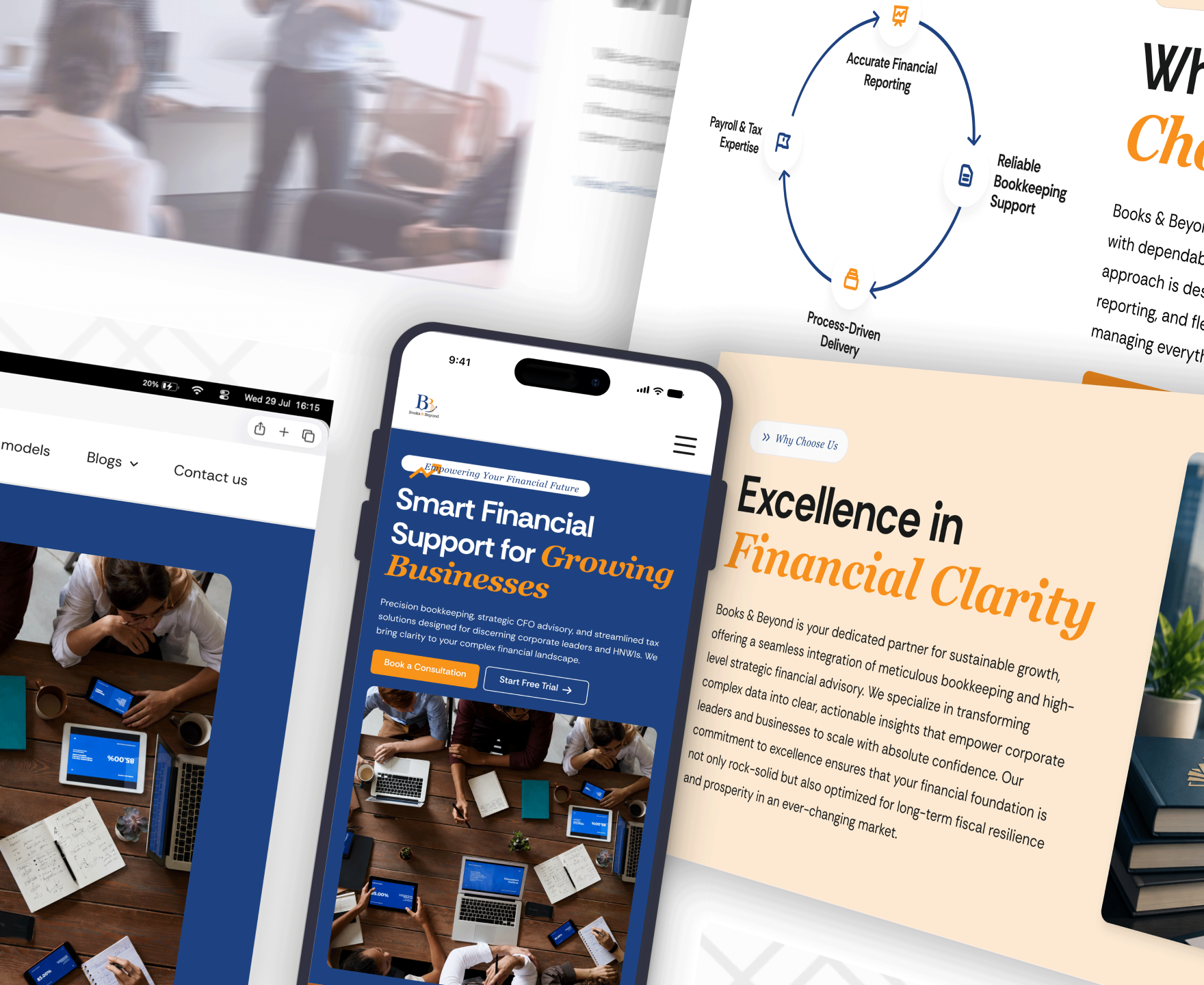 B & B Financial Mockup Image