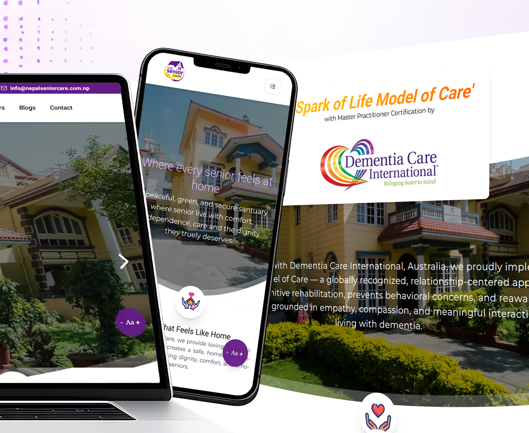 Nepal Senior Care Mockup Image