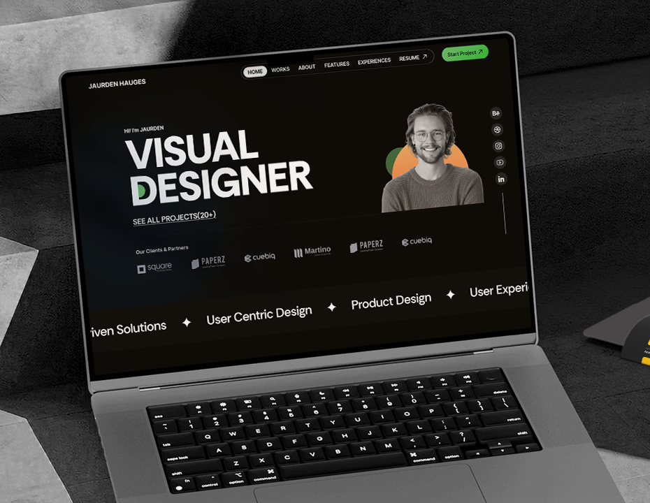 Portfolio Mockup Image