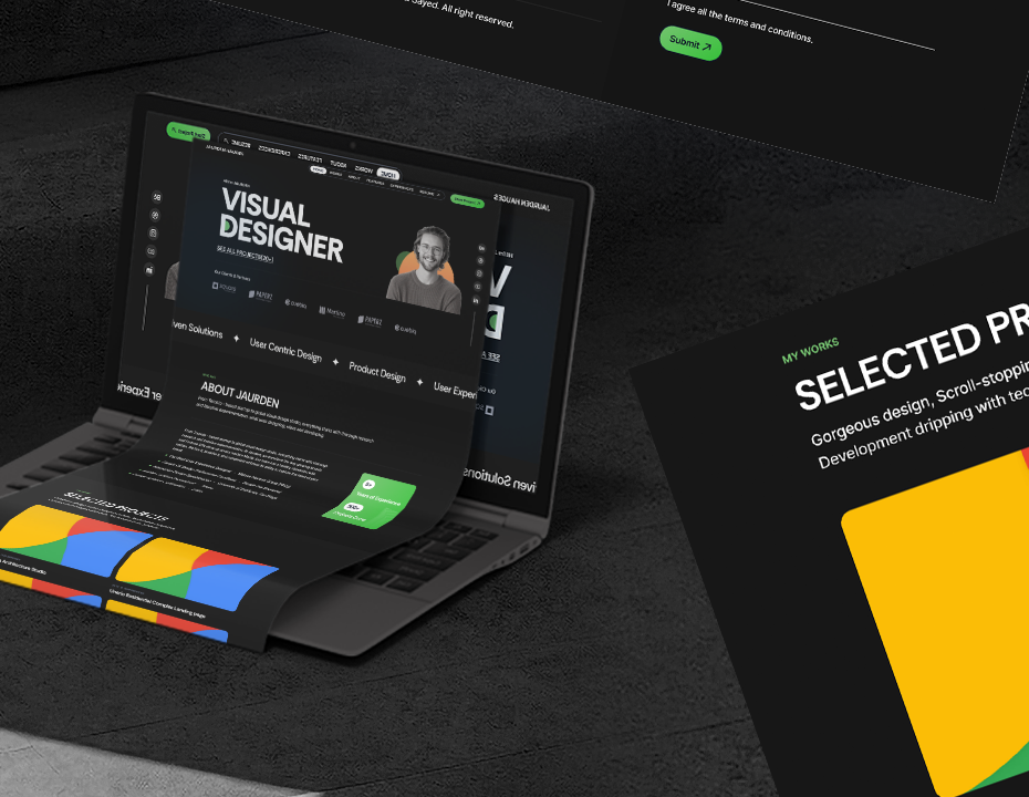 Portfolio Mockup Image