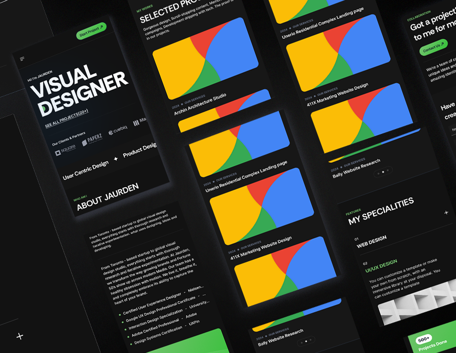Portfolio Mockup Image
